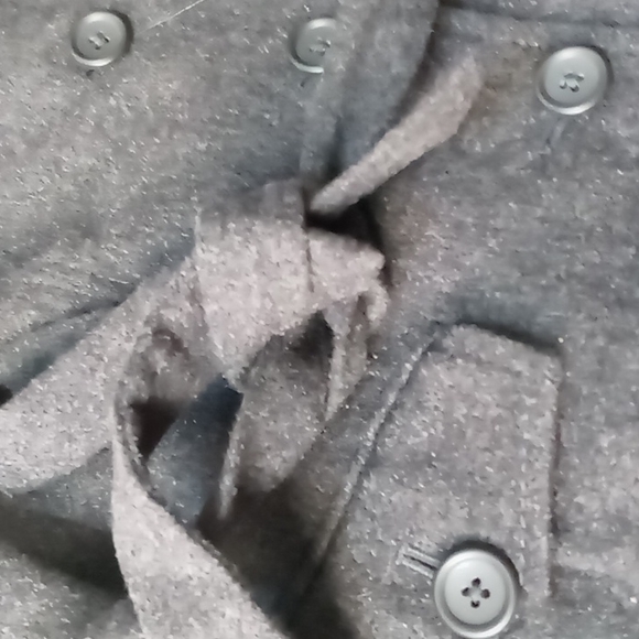 Banana Republic grey short puffy sleeve Blazer size 14 - Picture 7 of 11